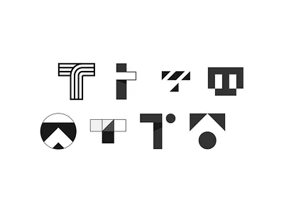 Lettermark T branding graphic design graphicdesign letter lettering lettering challenge lettering logo lettermark lettermarkexploration logo