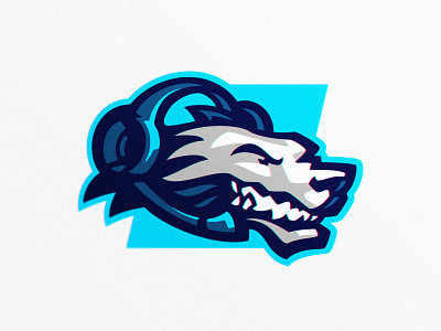 Daily Esports angry badge badge design branding dlanid dog esports esports logo headset identity illustration logo logo mark logotype mark mascot sport sports sports logo wolf