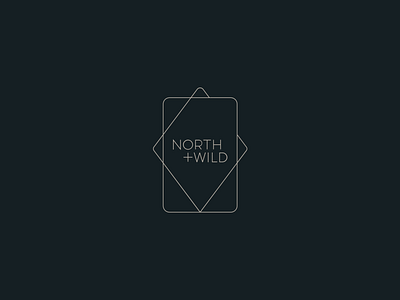 North + Wild Logo badge logo branding canada luxury logo minimal logo store design store logo
