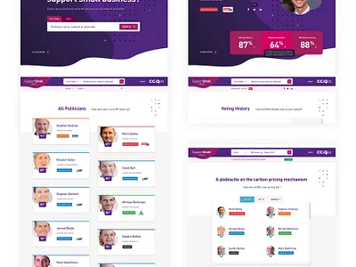 CCIQ - Support Small Business design mobile ui ux web website