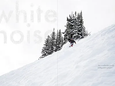 white noise editorial display design display typography editorial design