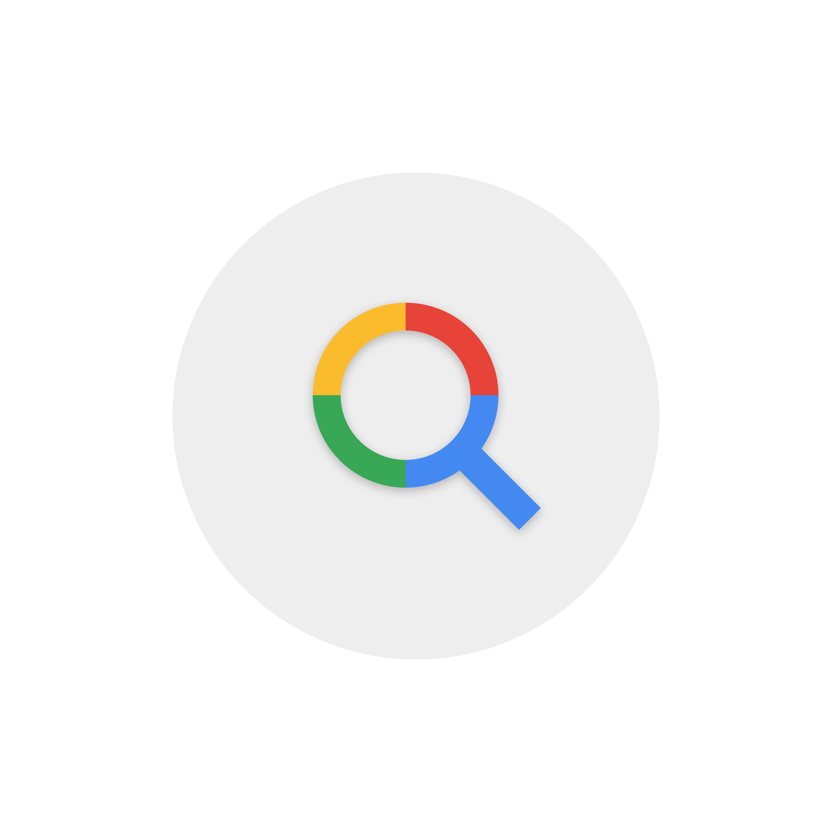 Google-Inspired Search Icon by David Osrow on Dribbble, image size:3240x3240