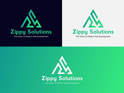 zippy solutions logo design amazing branding business company corporate design illustration logo modern real estate social social media solutions typography vector zipper zippo zippy