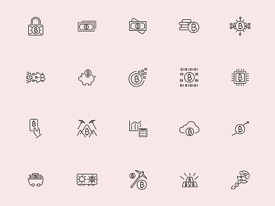 Roicons - Crypto currenct icon set crypto crypto currency crypto icon crypto wallet cryptocurrency design essential icons first design flat icons icon icon design icon pack roicons ui