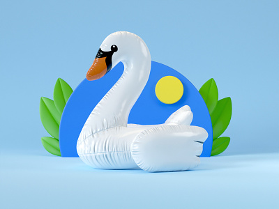 Summer Swan 🦢 pool