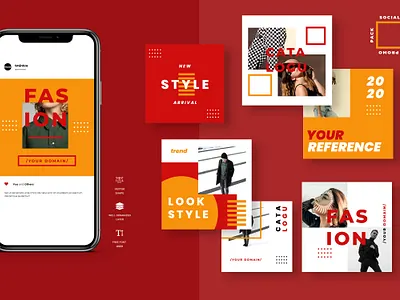 Four Duotone Instagram Post Template business digital digitalmarketing facebook fashion instagram instagramstories marketing promo promotion social socialmedia stories twitter