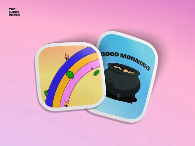 NFT - Discord Stickers 3d c4d chance crypto discord gradient illustrations luck motion nft stickers