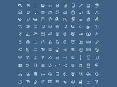 IT icon set branding computer database design icon icons iconset illustration information it laptop net network online phone security server tablet vector wireless