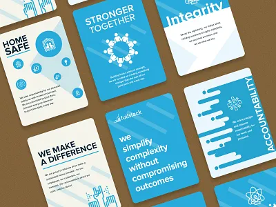 Core Values graphic design visual design