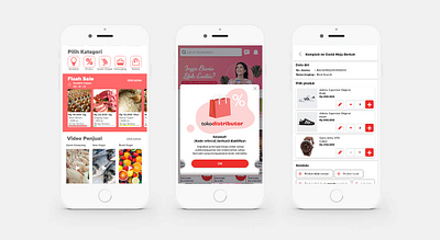 Design App for Tokodistributor app ui ux web website