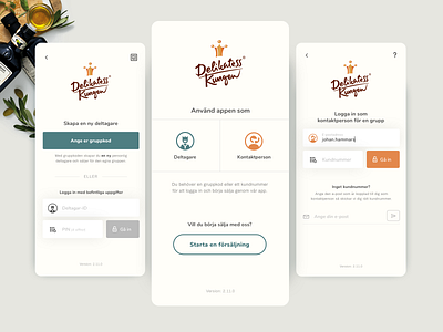 WIP; Login page app app design application food iphone login login page login screen products ui webdesign