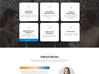 SAA - Spondylitis Association of America agency business creative modern research webdesign webdevelopment wordpress wordpress development