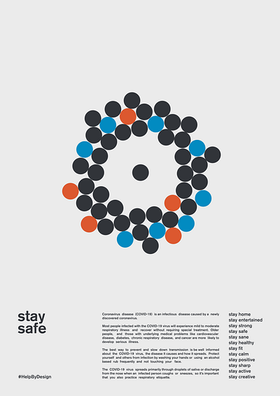 Stay Safe 3d animation branding c4d design graphic design ion less is more logo lucin minimal minimalism motion motion graphics motiondesign poster poster design swiss swiss style ui