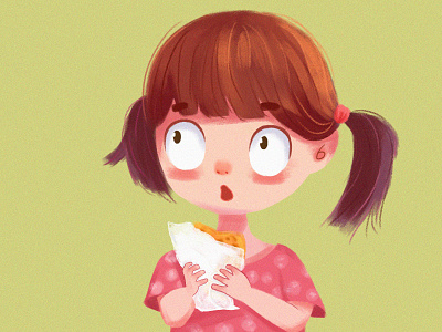 可爱的小孩子 illustration ps