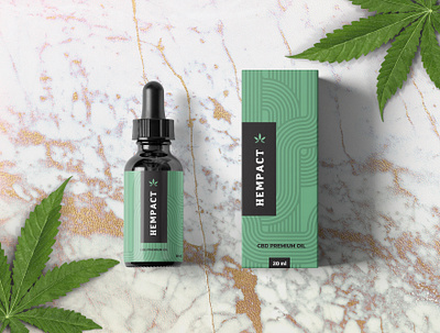 CBD - Hemp Oil | Packaging and logo bottle box box packaging branding cannabidiol cannabis cbd cbd oil dropper emblem hemp herb herb oil label logo logotype marijuana marijuana logo organic packaging