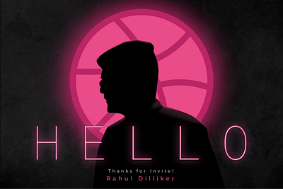 Hello Dribbble!! debut design hello dribbble illustrations ui