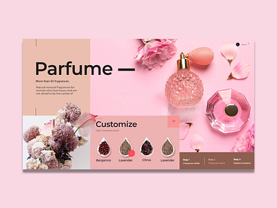 Parfum Luxury adobexd branding design illustrator luxury parfum ui ux web website