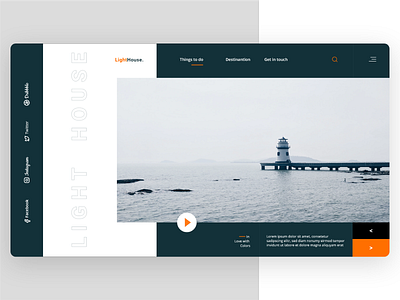 Asia Light House icon illustration minimal sheryians simple typography ui ux vector web website