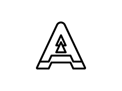 A logo design / A lettermark 2d a a logo alphabet brand identity branding graphicdesign icon identity letter a letter a logo lettermark letters lineart logo logos logotype minimal monogram typography