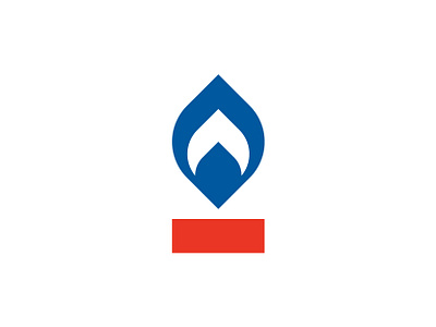 Oil Fund Logo branding flame gas icon logo mark oil