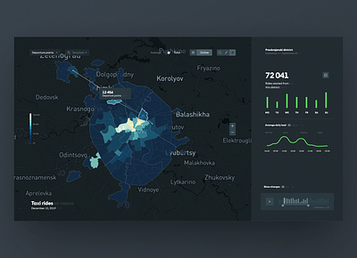 Taxi and carsharing rides analytics analytics bigdata carsharing map moscow statistics taxi ui ux web webtool