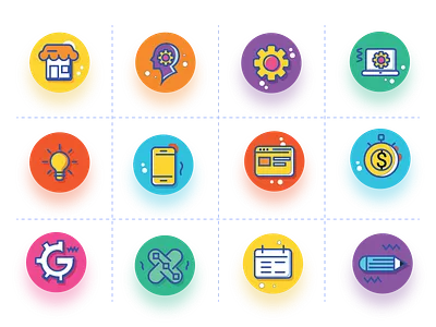 Icon Set For Ecommerce branding ecommerce icon ios