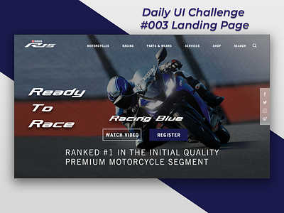 Daily UI Challenge #03 branding daily ui dailychallenge dailyuichallenge design landingpage landingpagedesign ui uiux ux web website