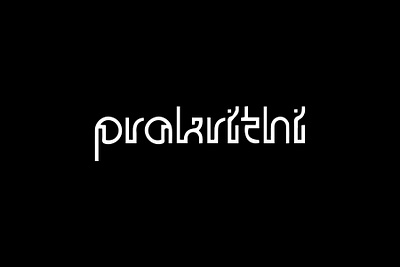 Prakrithi branding design typography