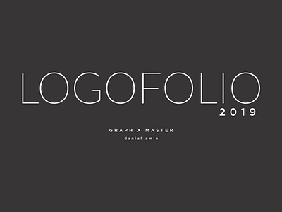 Logofolio 2019 branding design fiverr fiverrgigs flat identity illustration illustrator logo minimal minimalist typography vector