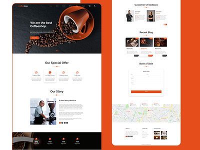 Coffee shop Web store concept coffee shop coffee shop concept coffeeshop concept design dribbble ui ux web web design web store web ui web ui design website xd design