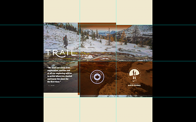 TRAIL Quarterly brand branding canadian rockies creative direction design field guide hike identity illustration print products thewayfindercompany typography