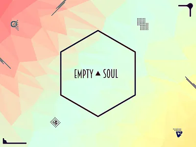 Empty Soul abstraction background branding design illustration poster typography vector wallpaper
