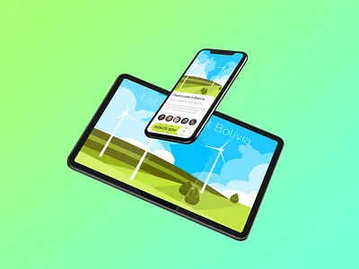 Plant a tree branding clean clear design flat illustration material ui ux vector