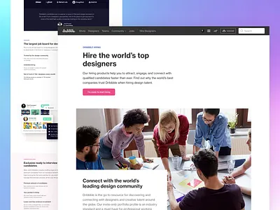 Dribbble Hiring design dribbble hiring testimonial ui ux web website