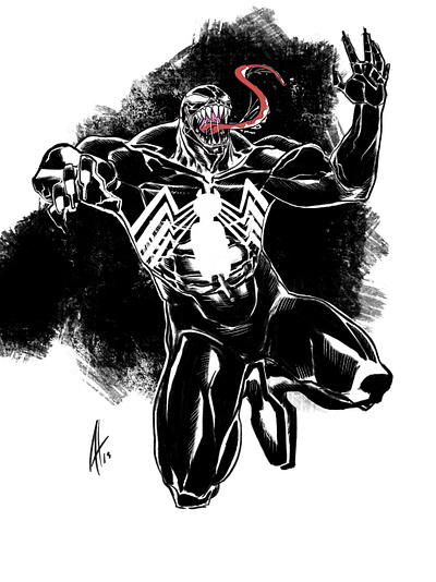 Venom illustration procreate