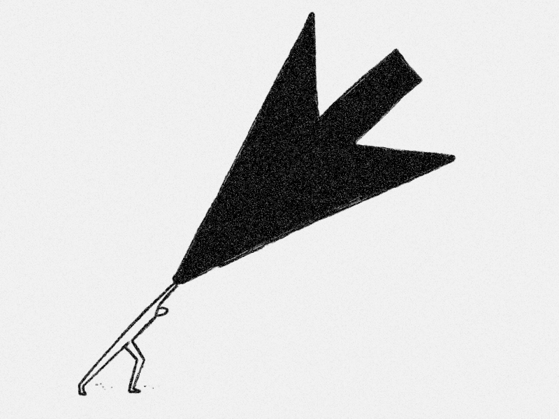 Resist ! 2d animated animation cel cursor experiment gif illustration loop