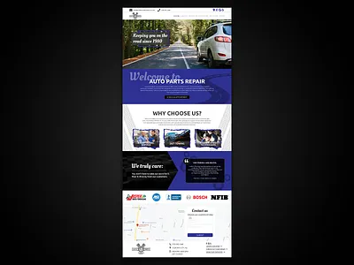 Automotive Shop Website design web website design
