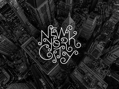 Playful NYC type alphabet alphabetdesign blackandwhite branding contrast contrasting graphicdesign handletter nyc playfull typogaphy