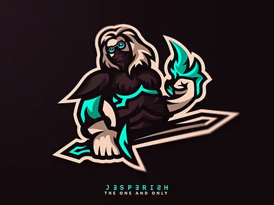 📝 #Jesperish2020 - Mascot Logo ✏️ branding design esports esportslogo gaming guardian guardians logo illustration jesperish jesperish2020 logo logo design mascot logo vector