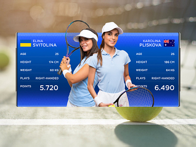 Tennis package 2 broadcast fight football game hockey interface racing sport tennis tournament trophy ui