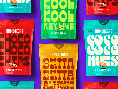 Thinsters branding packaging