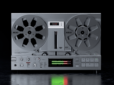 AKAI GX-77: I 3d adobe after effects autodesk c4d cad cinema4d design designinspiration digitalart fusion 360 hard surface modeling maxon photoshop redshift3d