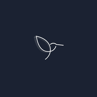 colibri animal bird colibri line logo logodesign minimal minimalistic wings