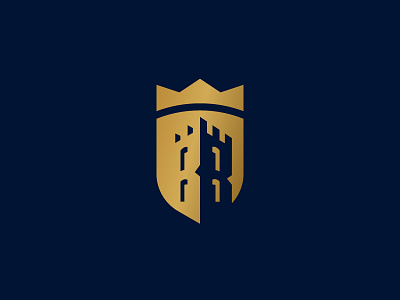 BB Fortress castle crown fortress heritage initials logo luxury mark monogram tower tradition