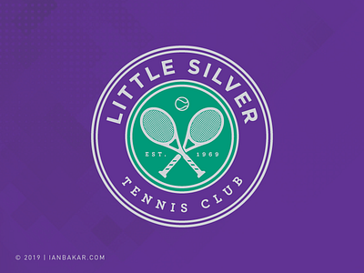 It's basically the Wimbledon... branding club logo sports tennis