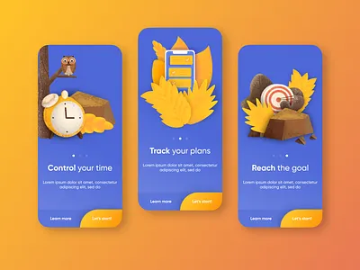Planner app concept 2020 app appconcept design illustration planner time management ui ux