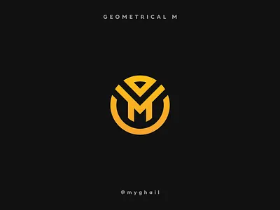 Geometrical M | Daily Logo Challenge #17 art branding creative dailylogochallenge design esport esports geometrical geometry icon logo minimal minimalism sport