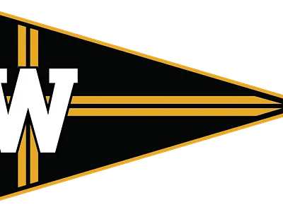 WMU sailing burgee design sailing sports design vector