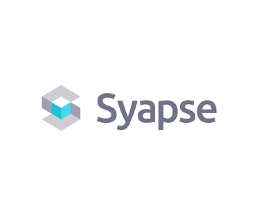 Syapse logo branding design flat logo minimal vector