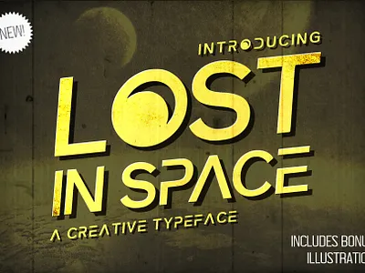 Lost in Space Typeface brand cool creative design display font font font design futuristic futuristic font futuristice graphic design lost in space movie movies poster space typeface typeface design typefaces unique